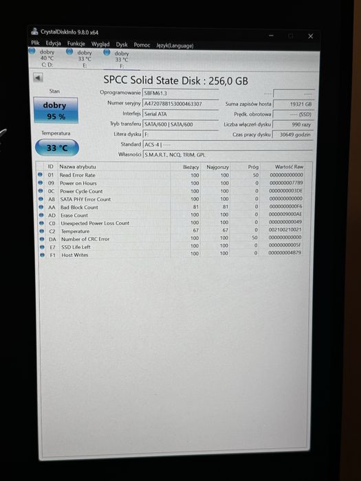 SSD 240gb SP Smart