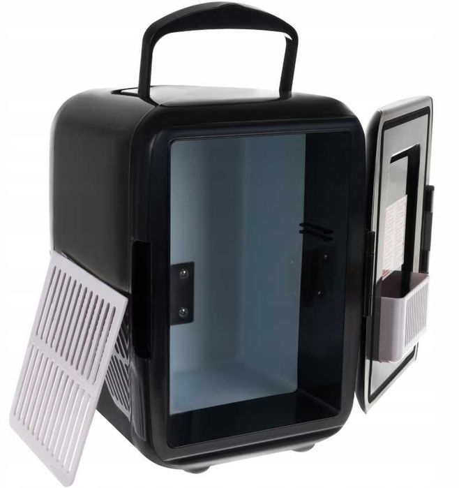 Mini lodówka 4L – przenośna, 12V/230V, chłodzenie/grzanie