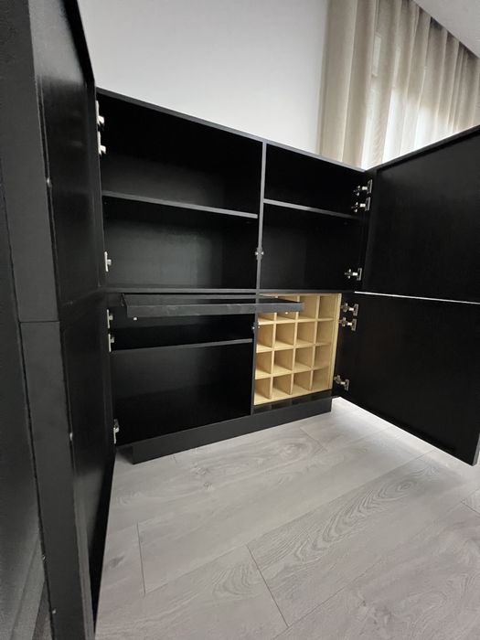 Garrafeira em madeira wengue