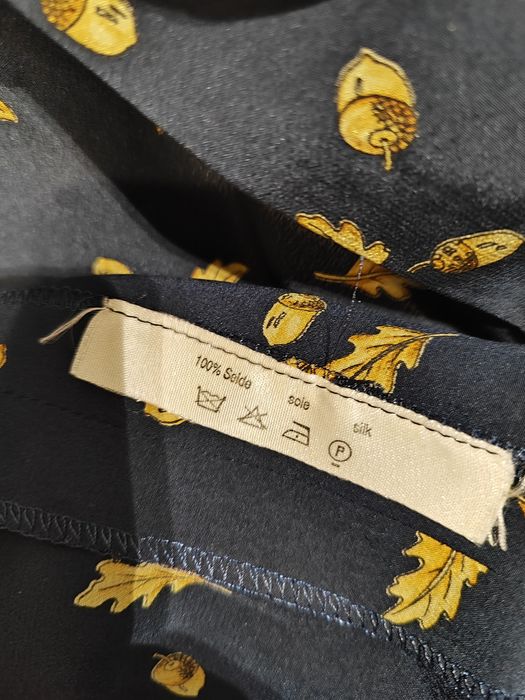 Akris luksusowa jedwabna sukienka XXL