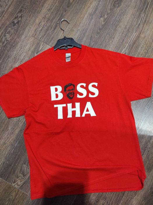 Футболка принт Boss THA