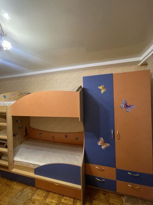 Детский гарнитур двухспалка +шкаф