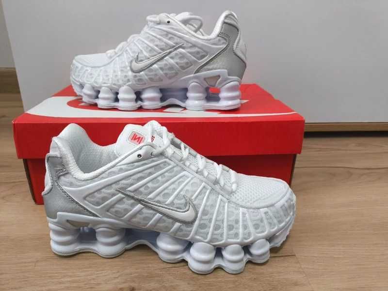 Nike Shox TL, Białe .36
