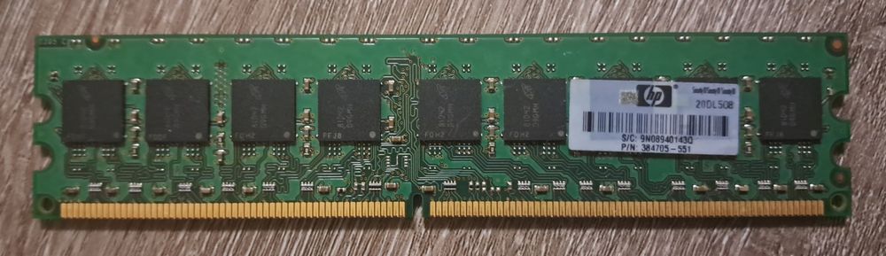 оперативна пам'ять HP DDR2 1gb