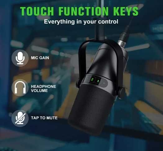 Profesjonalny mikrofon studyjny USB do transmisji podcastów !!!NOWY!!!