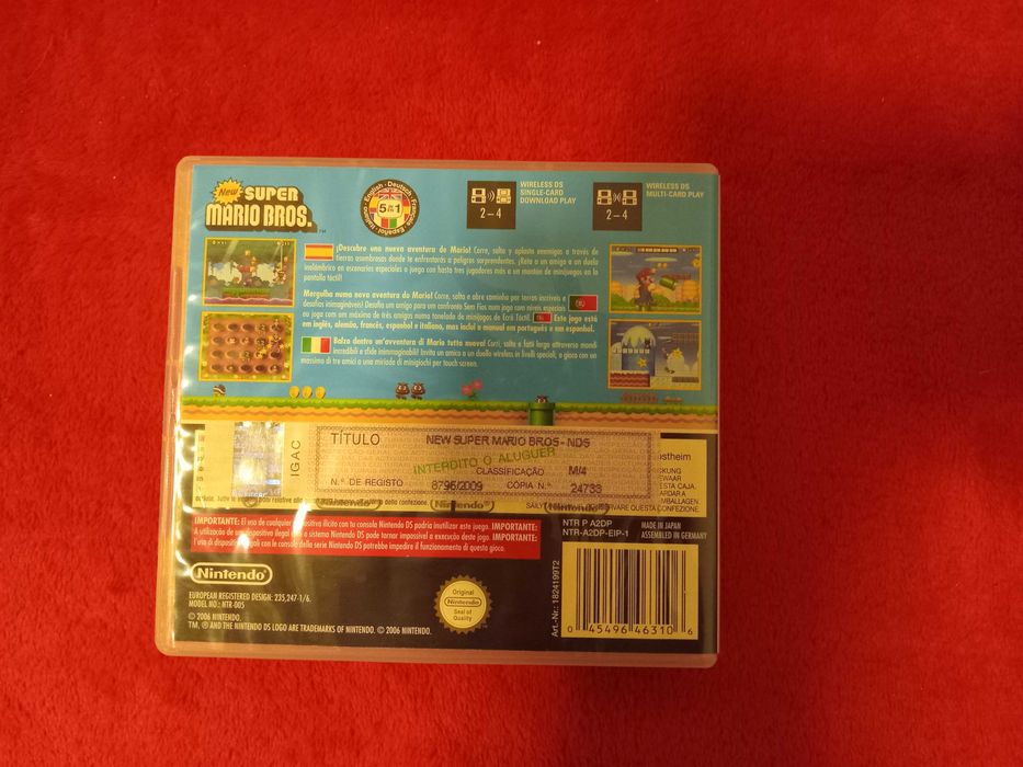 Jogo New Super Mario Bros nintendo DS