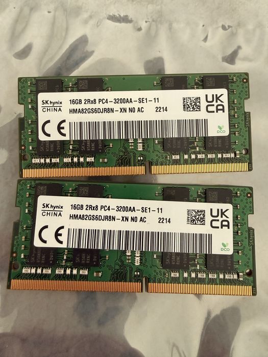 Pamięci DDR4 SODIMM 32GB 2x16GB 3200MHz