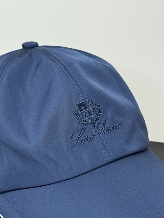 Кепка бейсболка Loro Piana 1:1 оригінал синя, преміум якість лоро піана