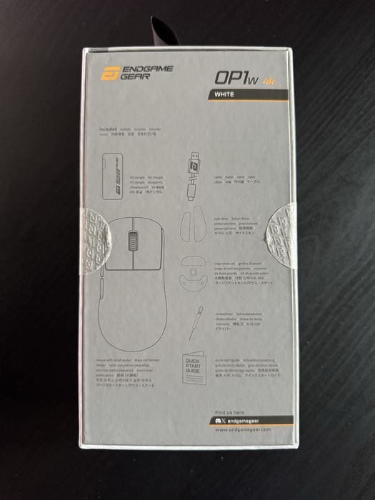 Endgame Gear OP1w Wireless 4K White