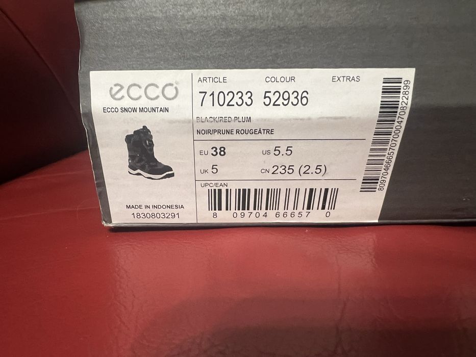 Зимові черевики ecco