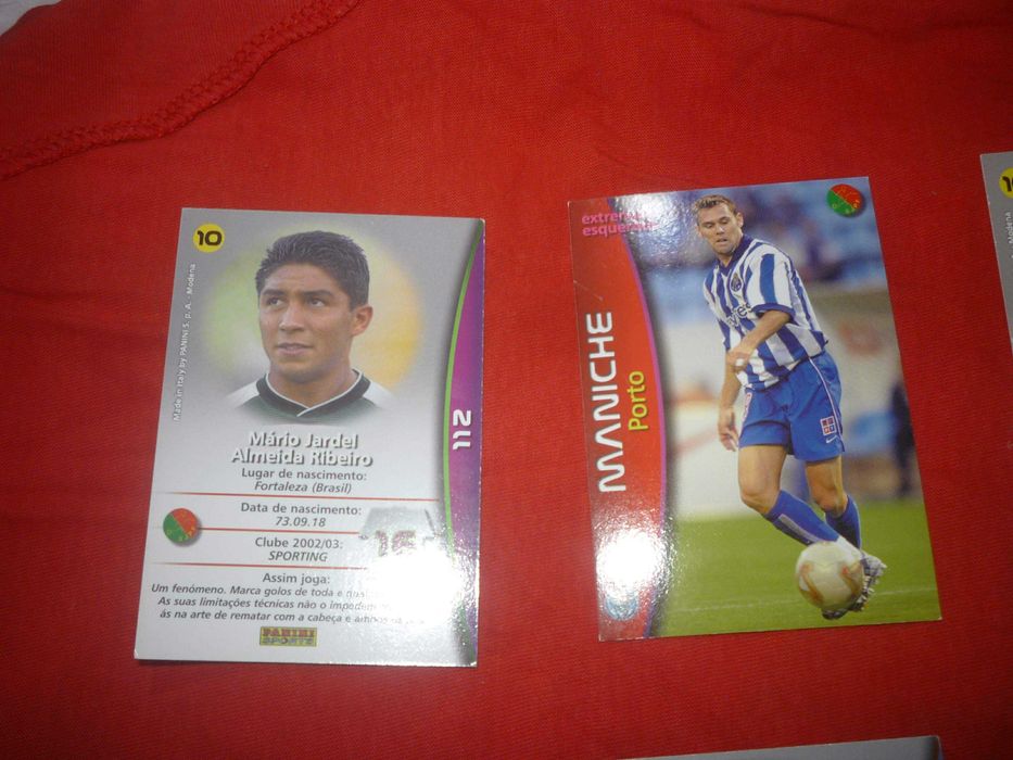 Cartões Panini "Mega Craques": 2 euros