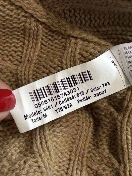 пончо, накидка Massimo Dutti з вовняної ангори та кашеміру.