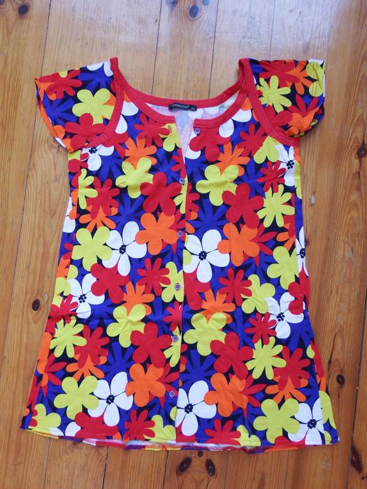 koszula nocna do karmienia po CC cała rozpinana S