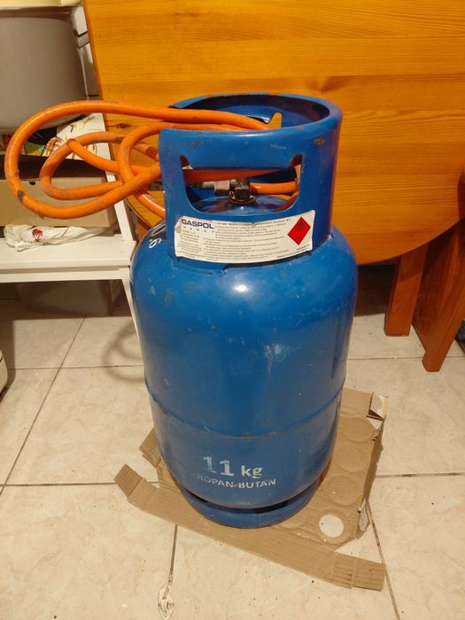 Butla gazowa 11kg plus maszynka 3 palniki