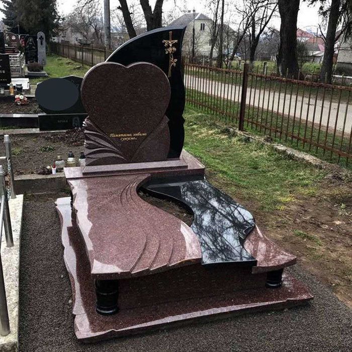 Памятники из гранита, габро. НА ЗАМОВЛЕННЯ. Монтаж, надгробки