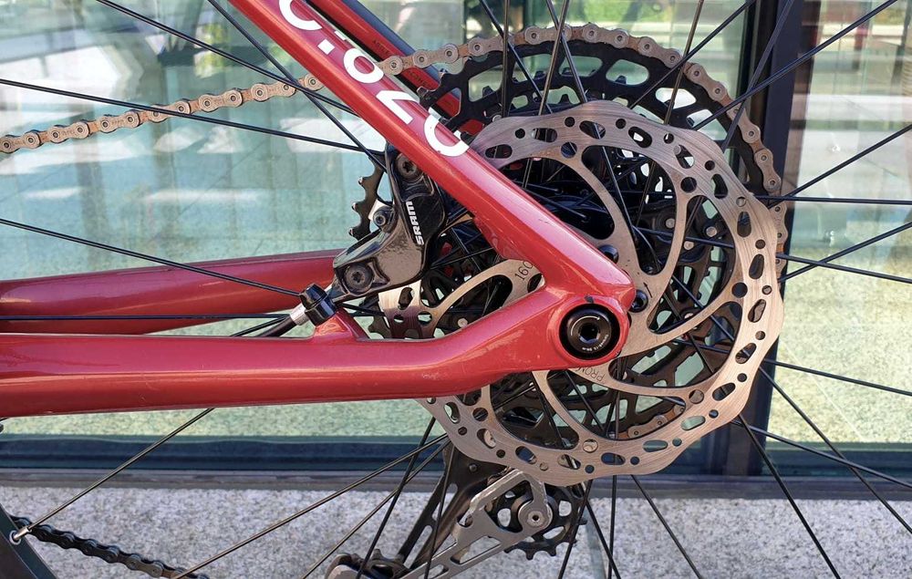 Ognista moc MTB Cube Reaction C:62, carbon, Rock Shox Revelation, Shimano SL, Sram Guide