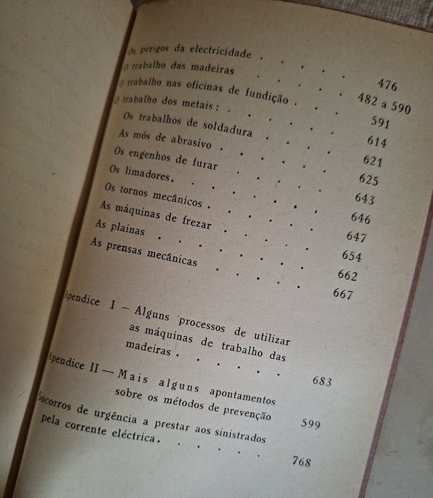 A Higiene a Segurança no Trabalho curioso livro manual antigo anos 30