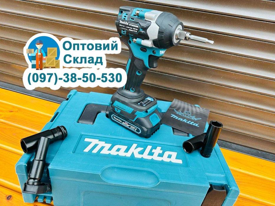 Гайкокрут Безщітковий Акумуляторний Makita DTW 500 BL Головка 1/2 36/6