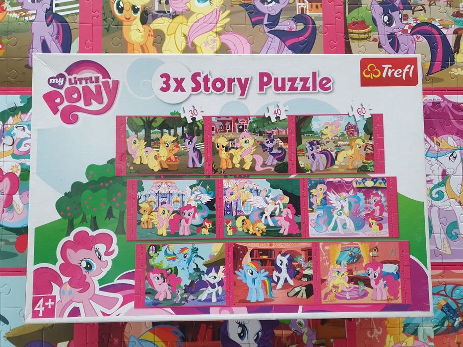 3 x story puzzle Trefl 9w1 My Little Pony 4+