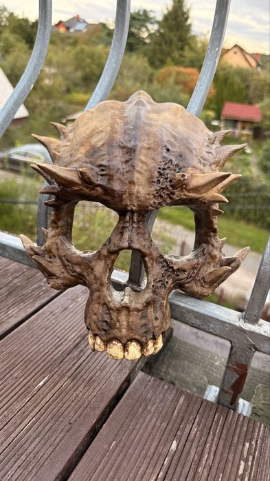 Maska Halloween - czaszka - model druk 3d na zamówienie