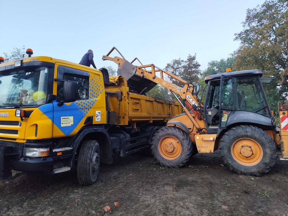 Usługi koparko ładowarki