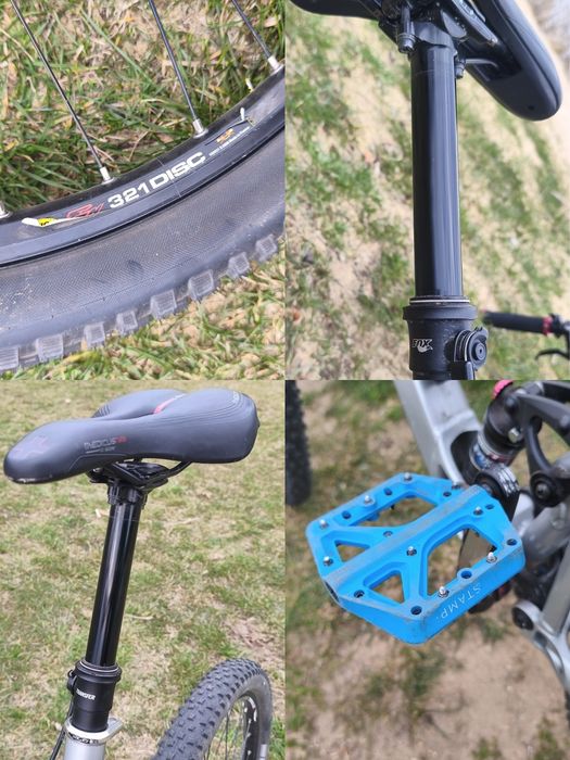 Rower górski MTB Giant trance 3, rozmiar ramy M, 18 cali. Rock shox  Fox Slx XT Enduro Trail XC.