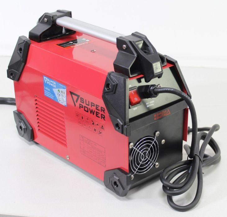 Inverter de soldadura c/ eléctrodos + MAG (Fio Fluxado) 2 em 1 140Ah