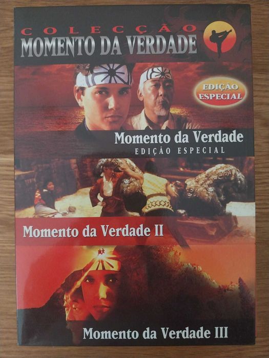 Trilogia Karate Kid - 3 DVD´S - Coleção Momento da Verdade