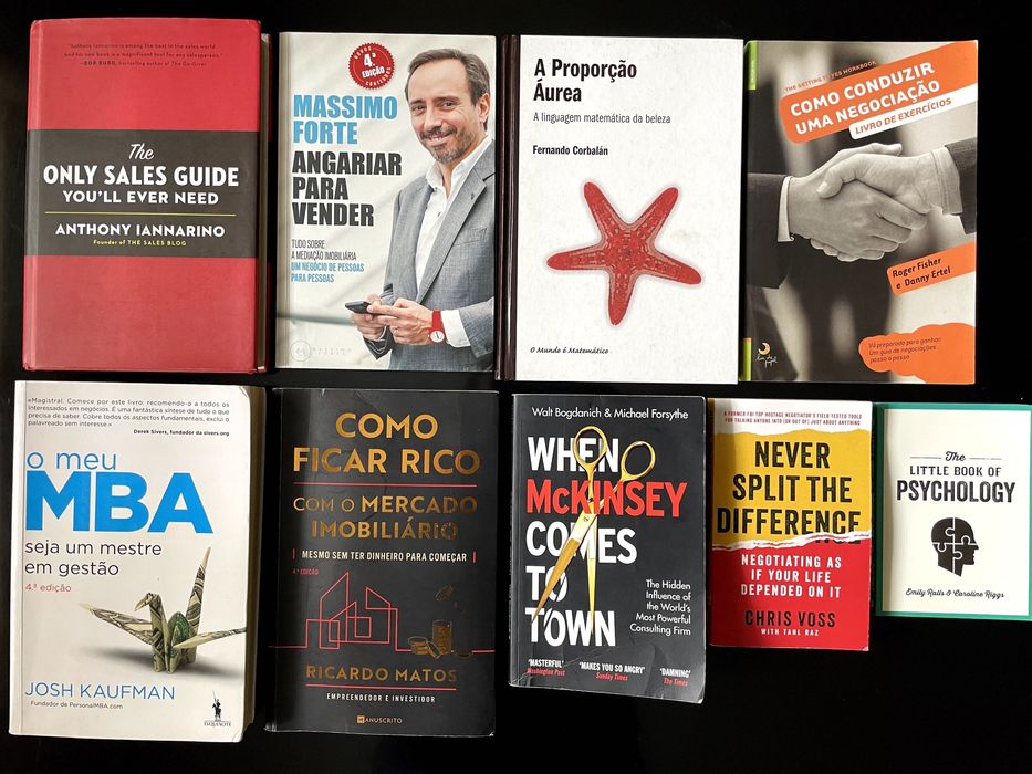 Vários livros para venda