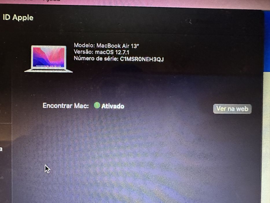 Macbook air 13’ 2015 8Gb 128gb ssd