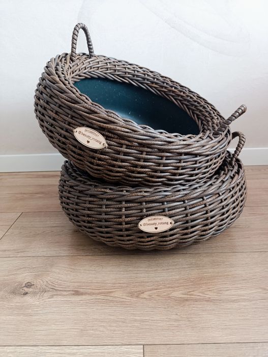 Кашпо,клумба , горщик з ротангу