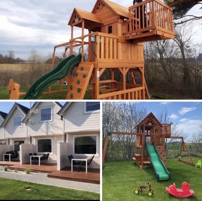 Domki nad morzem  w Sarbinowie  super  ceny duze domki brak oplat za prad  i wode