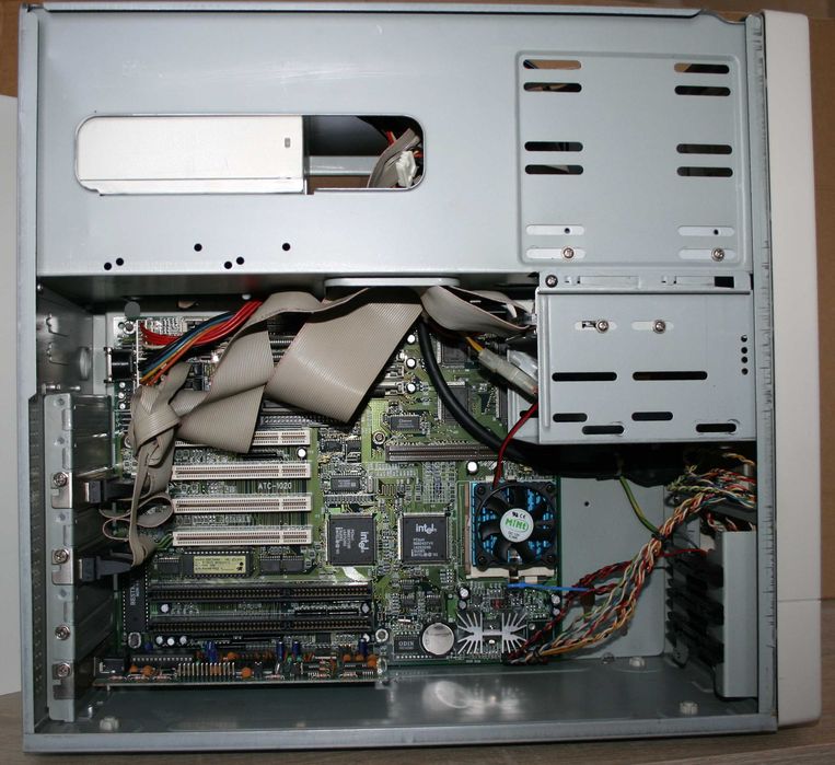 Sprawne retro części komputerowe 1996 – procek, płyta, RAM, grafika