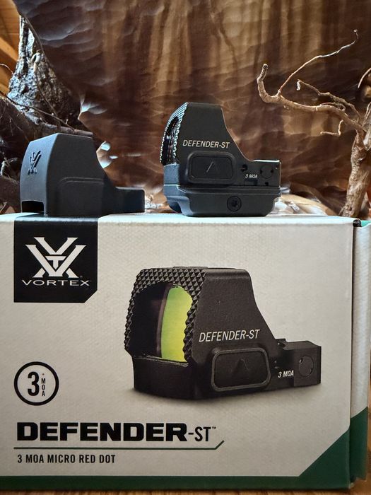 Приціл коліматорний Vortex Defender-ST 3 MOA Red Dot Оригінал
