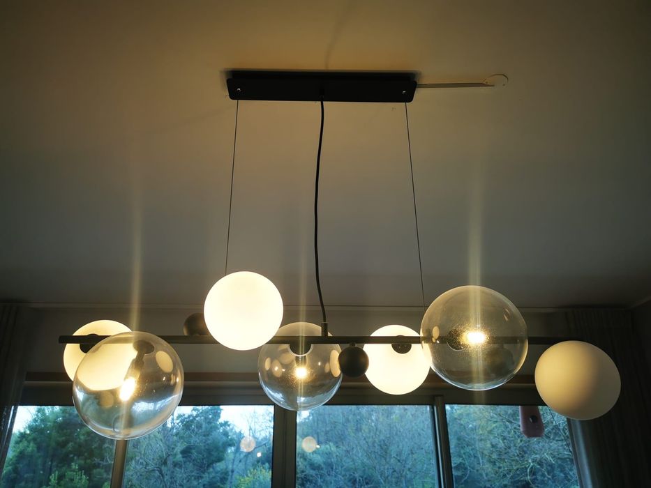 Candeeiro sala bolas