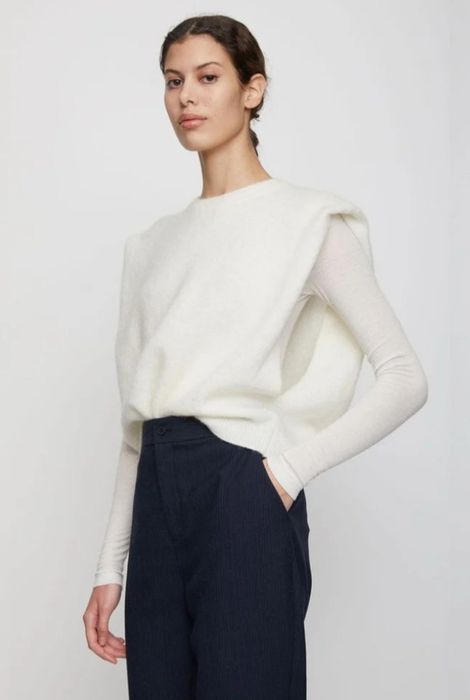 Just Female нежный жилет свитер оверсайз мохер шерсть хс/с