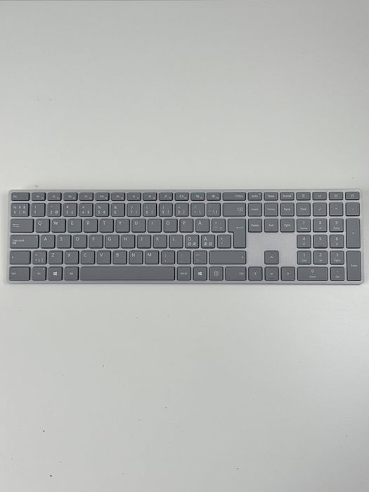 Бездротова клавіатура Microsoft Surface Keyboard 2nd Edition QWERTY Grey (ножичні клавіши, Bluetooth)