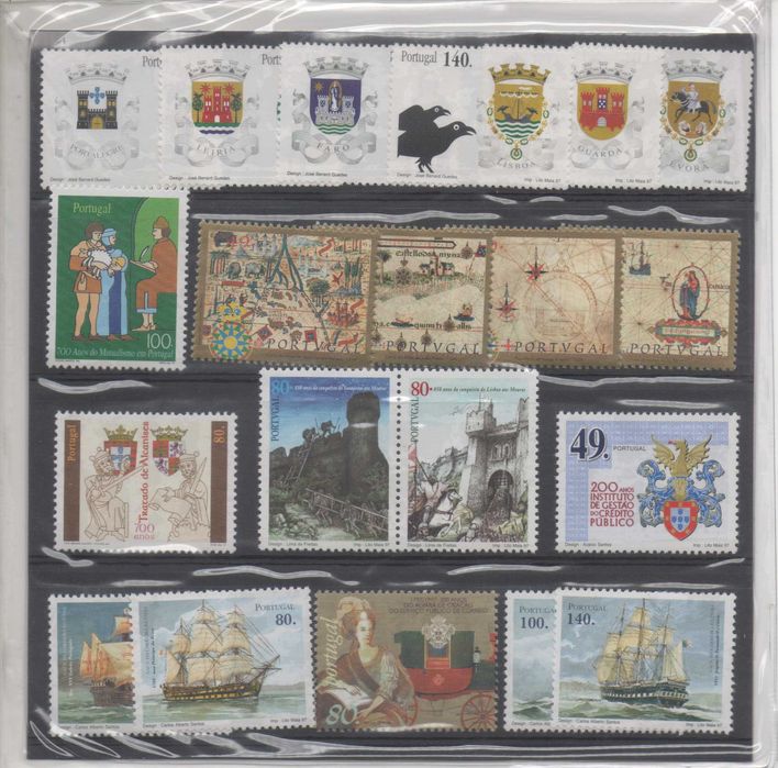CARTEIRA ANUAL PORTUGAL 1997. Com Prova numerada.