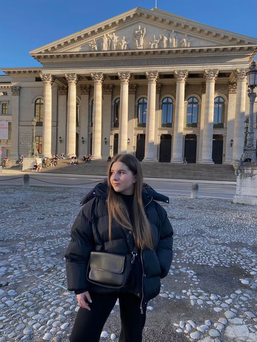 Пуховик пуфер чорний manufacture