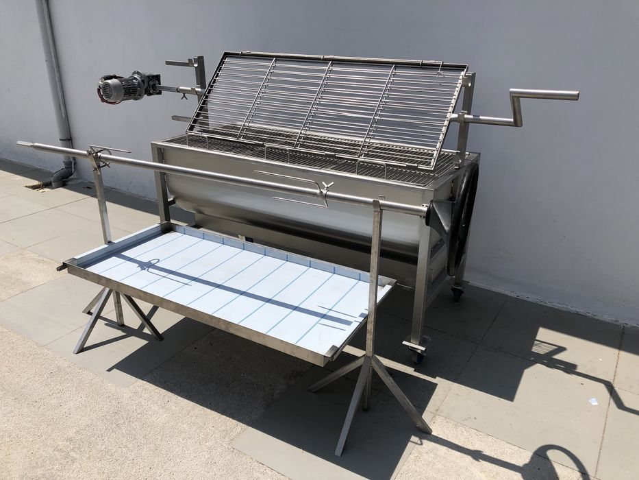 Churrasqueira Inox para frangos de Feira