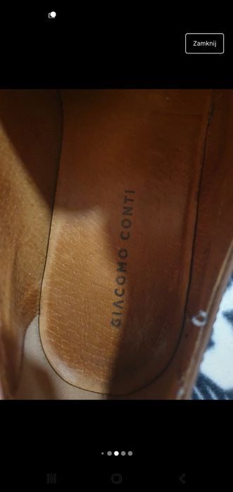 Buty do garnituru z naturalnej skóry