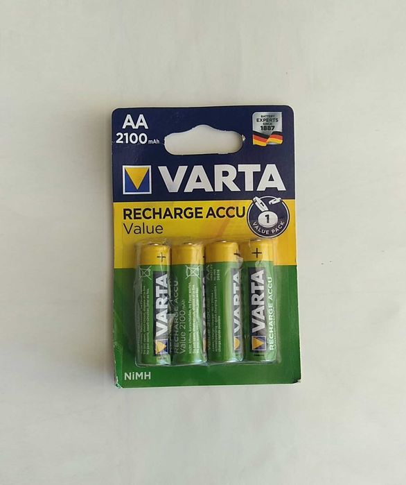 Акумуляторні батарейки Varta AA 1200mah 1,2V