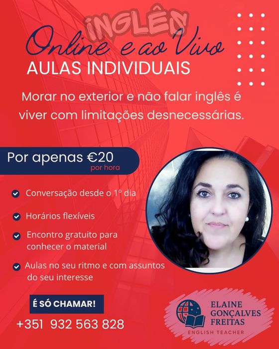 INGLÊS - Aulas individuais