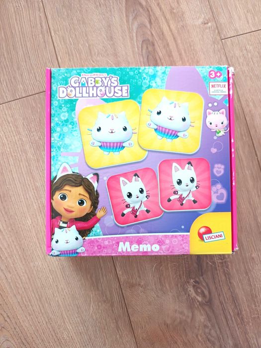 Karty edukacyjne memory koci domek gabi lisciani gra dla dzieci 3+ 4 ...
