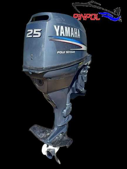 silnik zaburtowy YAMAHA 25 KM rumpel-manetka 4suw