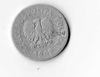 MONETY PRL - 1 ZŁ, z obiegu, 14 szt