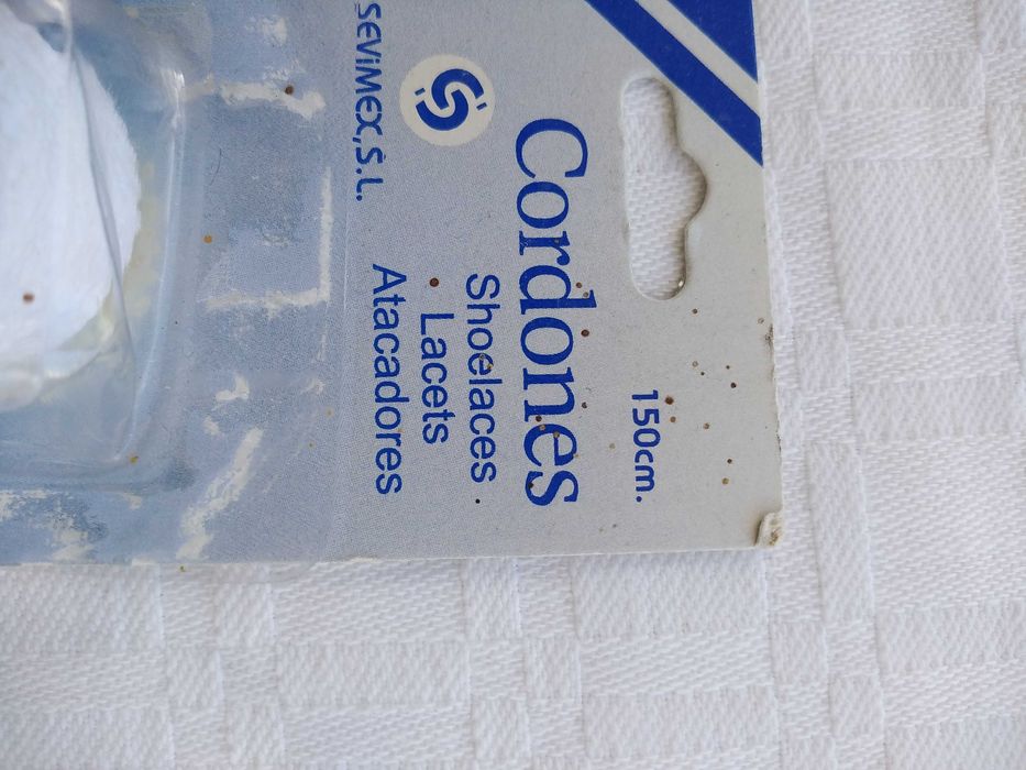 3 Pares de Atacadores Brancos