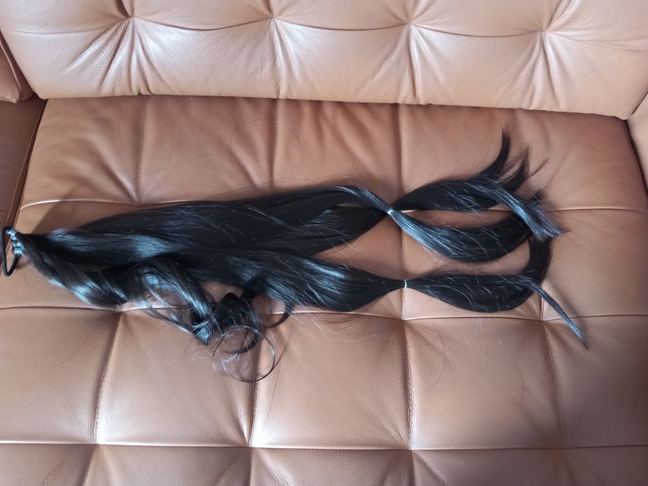 Sofeiyan przedłużenie włosów z gumką do włosów, 76 cm