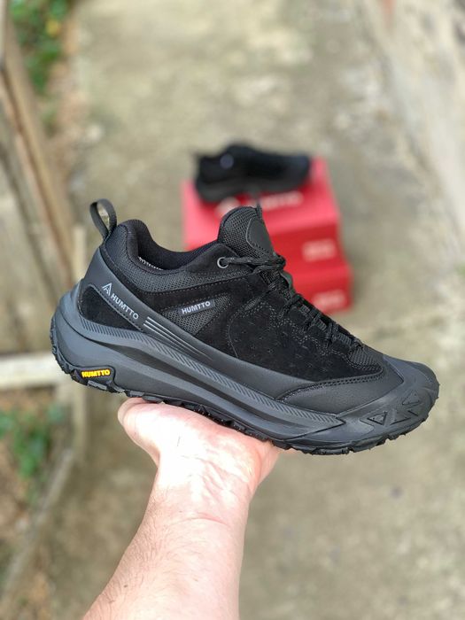 Теплі чоловічі кросівки Humtto 371081A3 All Black (41-46) — водостійкі, фліс, осінь-зима | Хумтто