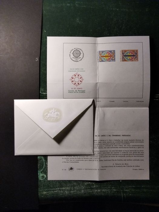 1977 FDC Dia De Camões e Das Comunidades Portuguesas MNH **